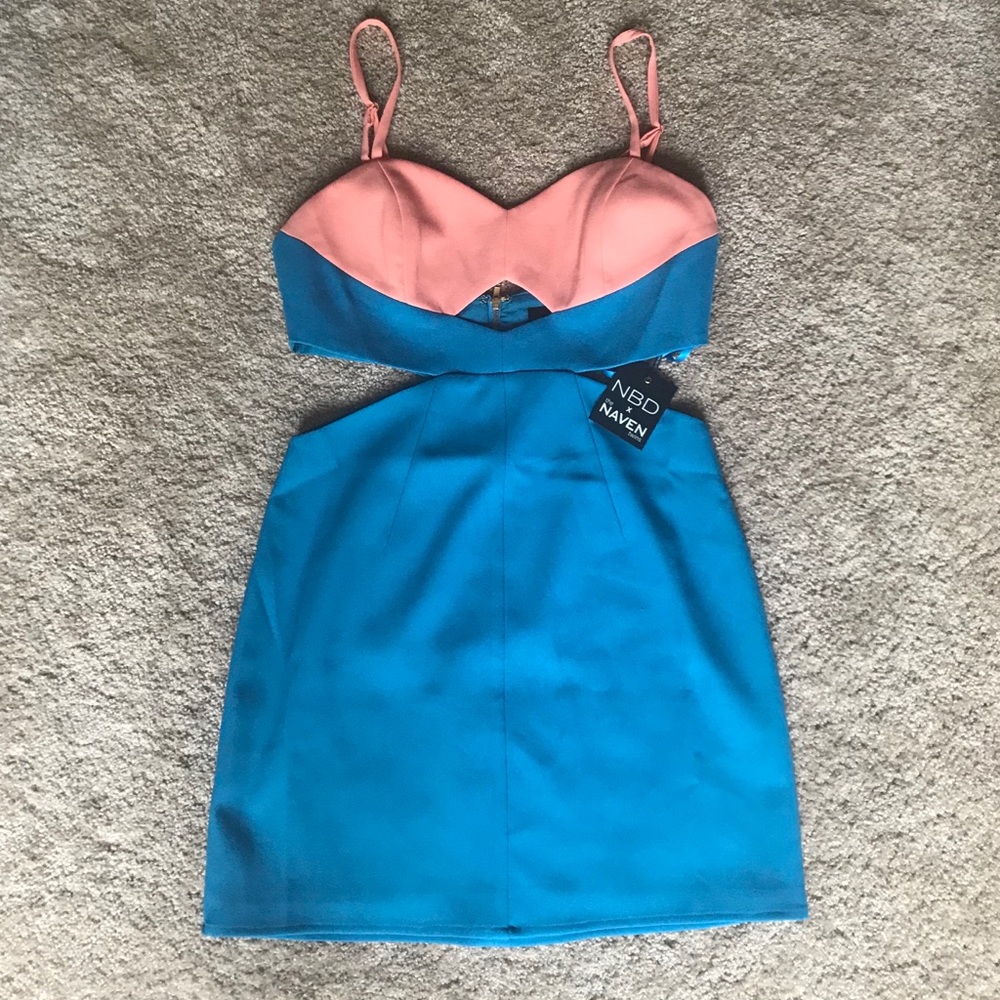 💙 X Naven Twins Never Bodycon Dress